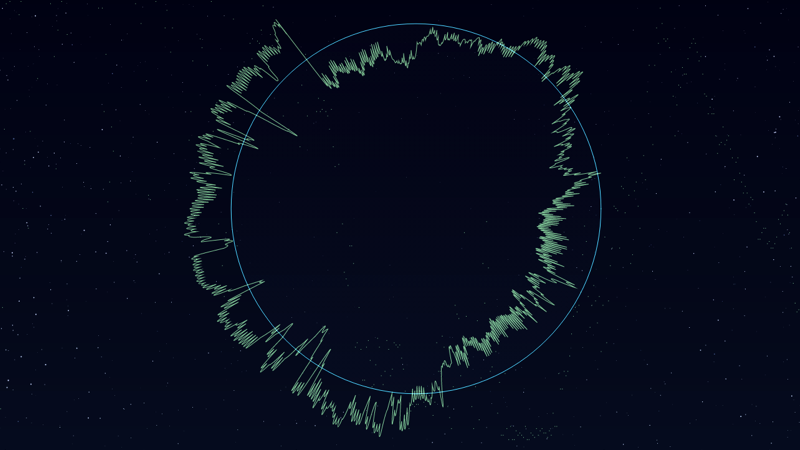 Audio Visualization III - Web Audio Experiment (Canvas)