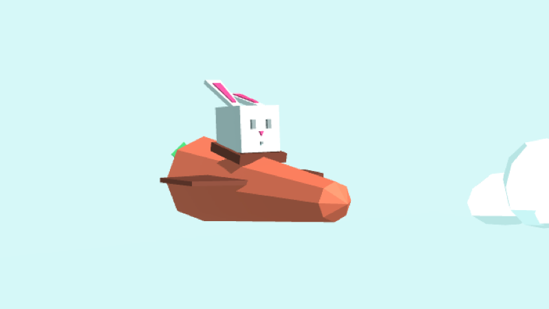 Flying Carrot - Interactive WebGL demo