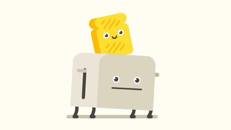 Toast #codevember 2018 - SVG animation loop (GSAP)